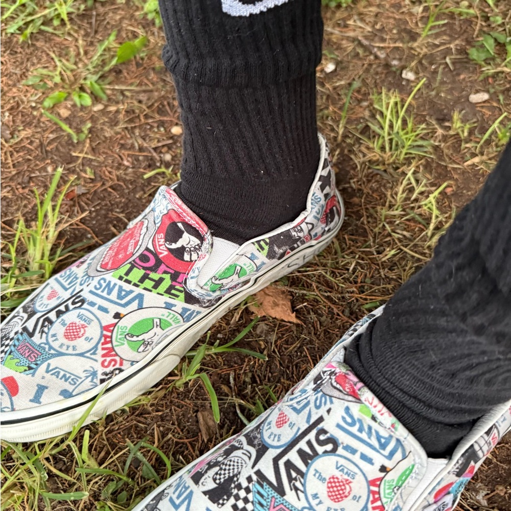 Vans Multicolor Graphic Slip-Ons - Picture 4 of 6